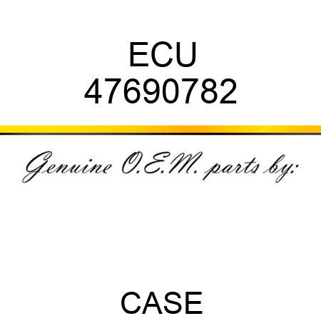 ECU 47690782