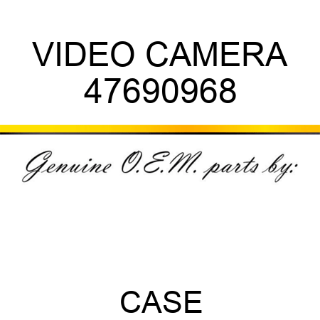 VIDEO CAMERA 47690968