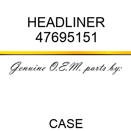 HEADLINER 47695151