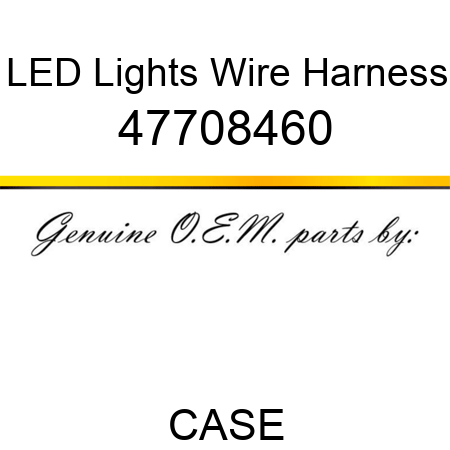 LED Lights Wire Harness 47708460