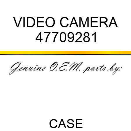 VIDEO CAMERA 47709281