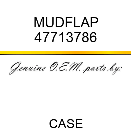 MUDFLAP 47713786