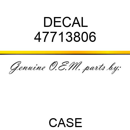 DECAL 47713806