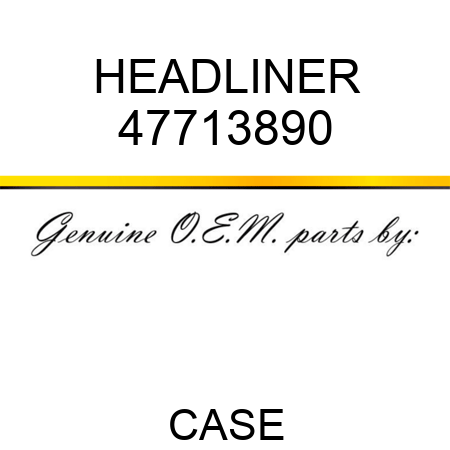 HEADLINER 47713890