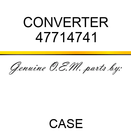 CONVERTER 47714741