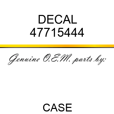 DECAL 47715444