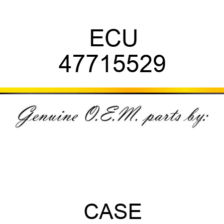 ECU 47715529