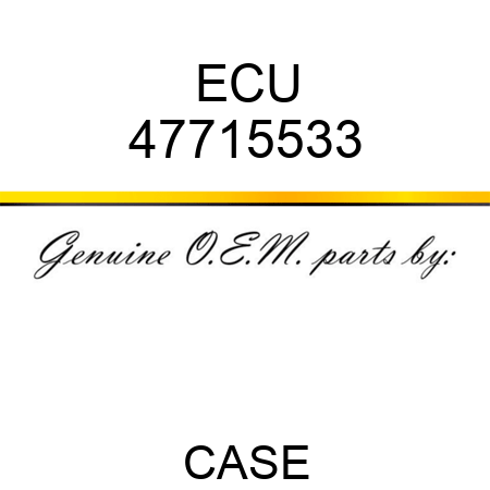 ECU 47715533