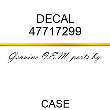 DECAL 47717299