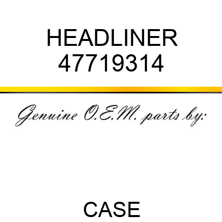 HEADLINER 47719314