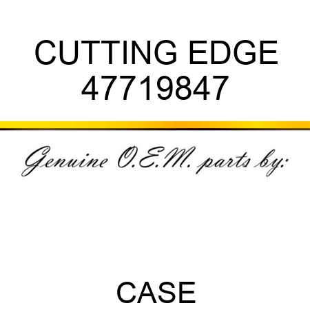 CUTTING EDGE 47719847
