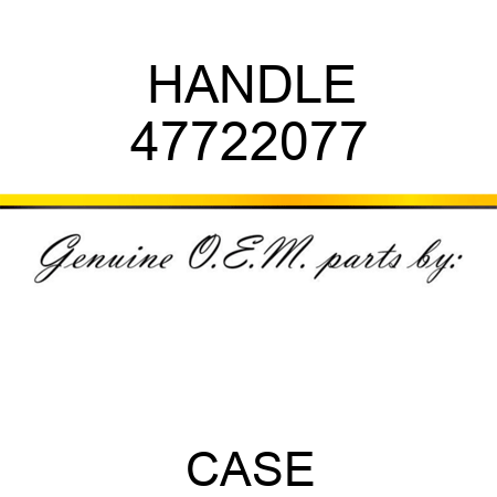 HANDLE 47722077