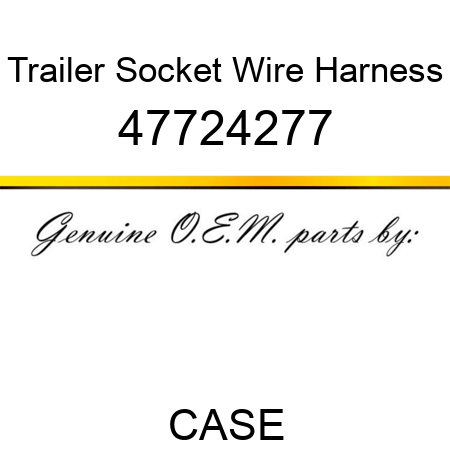 Trailer Socket Wire Harness 47724277