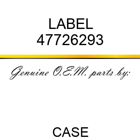 LABEL 47726293