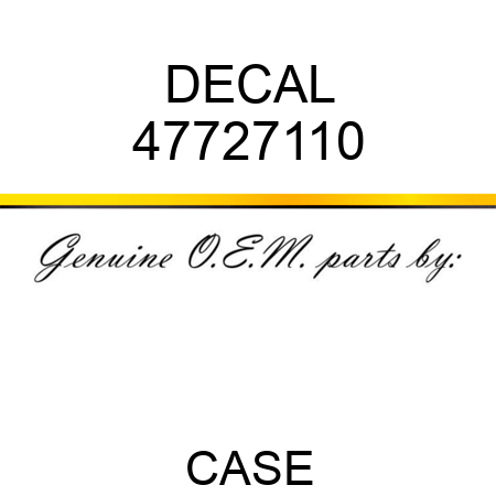 DECAL 47727110
