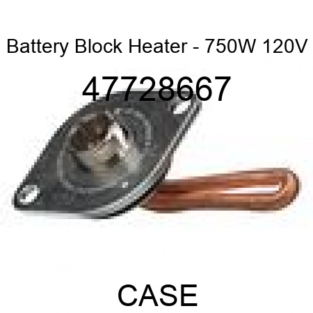 Battery Block Heater - 750W 120V 47728667