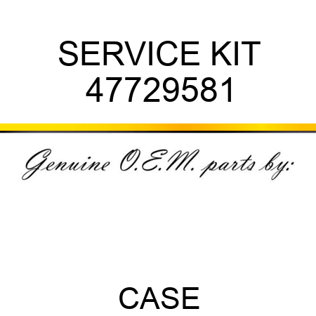 SERVICE KIT 47729581
