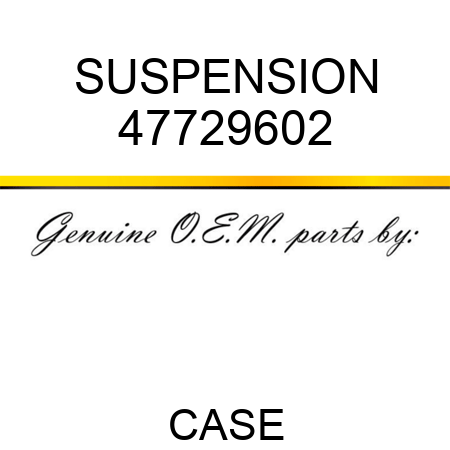 SUSPENSION 47729602