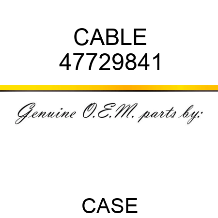 CABLE 47729841
