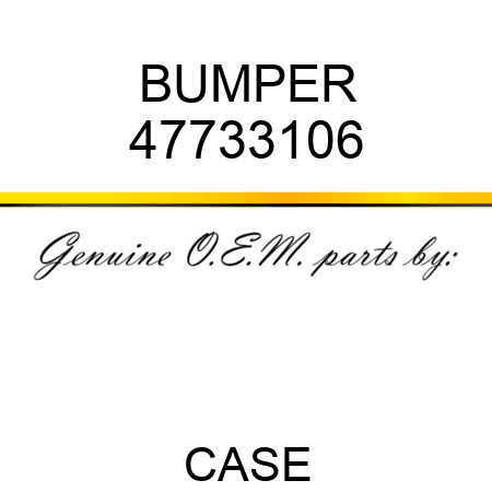BUMPER 47733106