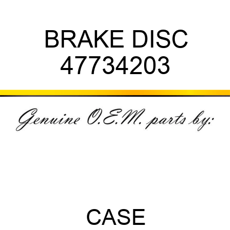 BRAKE DISC 47734203
