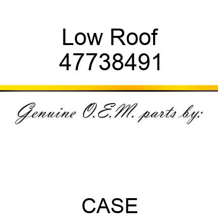 Low Roof 47738491