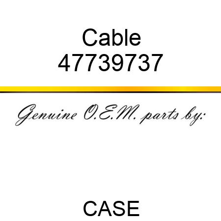 Cable 47739737