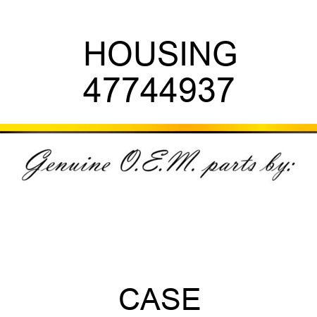 HOUSING 47744937