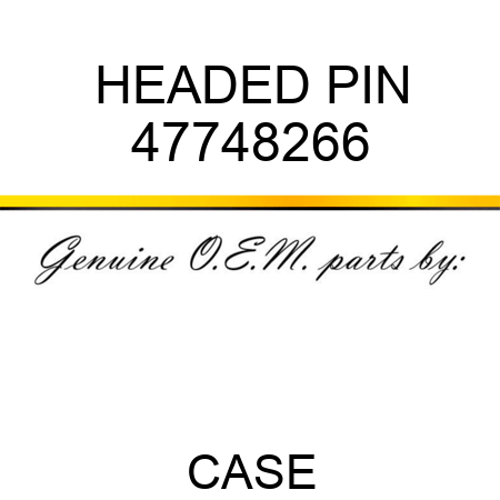 HEADED PIN 47748266
