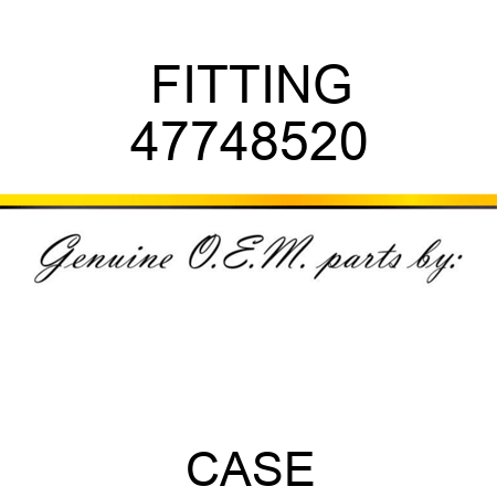 FITTING 47748520