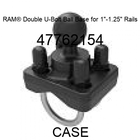 RAM® Double U-Bolt Ball Base for 1"-1.25" Rails 47762154