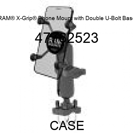 RAM® X-Grip® Phone Mount with Double U-Bolt Base 47762523