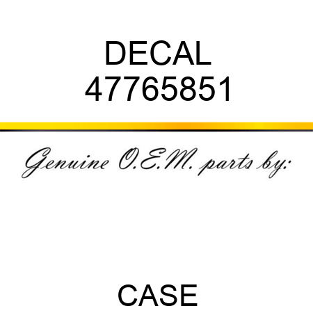 DECAL 47765851