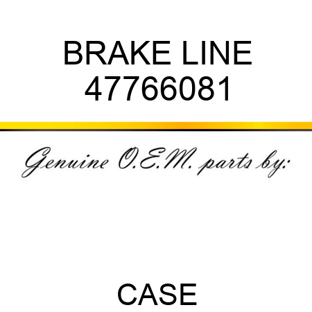 BRAKE LINE 47766081