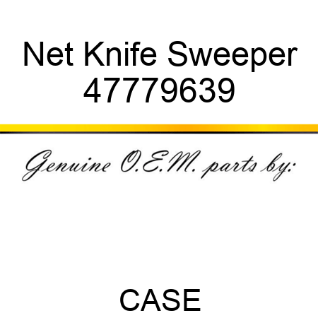 Net Knife Sweeper 47779639
