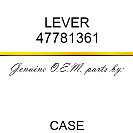 LEVER 47781361