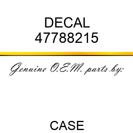 DECAL 47788215