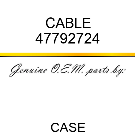 CABLE 47792724