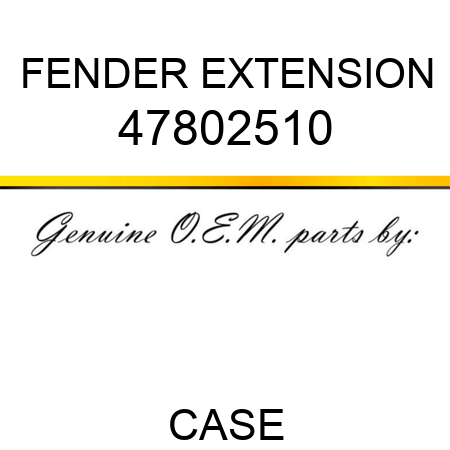 FENDER EXTENSION 47802510