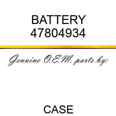 BATTERY 47804934