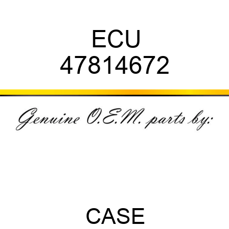 ECU 47814672