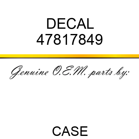 DECAL 47817849