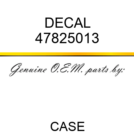 DECAL 47825013