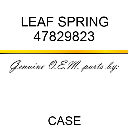 LEAF SPRING 47829823