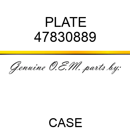 PLATE 47830889
