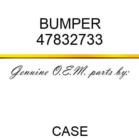 BUMPER 47832733
