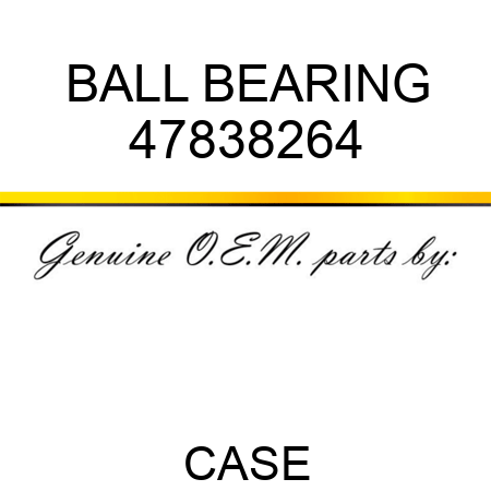 BALL BEARING 47838264