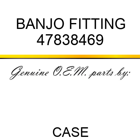 BANJO FITTING 47838469