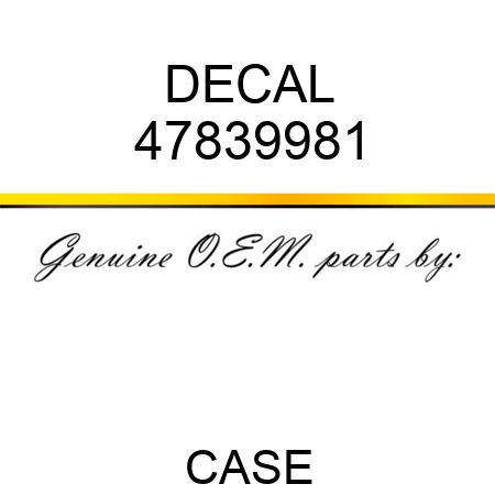 DECAL 47839981