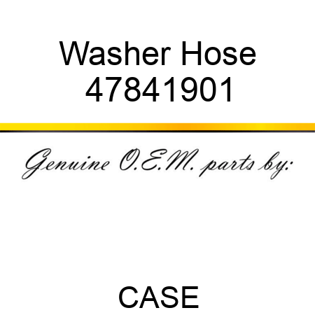 Washer Hose 47841901